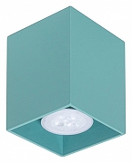 Накладной светильник TopDecor Tubo8 SQ Tubo8 SQ P1 25 цвет плафона/подвески Синий, цвет арматуры Синий