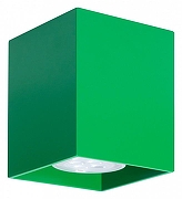 Накладной светильник TopDecor Tubo 8 SQ Tubo8 SQ P1 31 цвет Зеленый