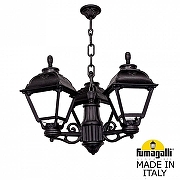 Светильник на штанге Fumagalli Cefa U23.120.S30.AYF1R цвет плафона/подвески Опал, Черный, цвет арматуры Черный-1