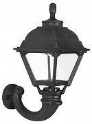 Светильник на штанге Fumagalli Cefa U23.132.000.AXF1R цвет плафона/подвески Прозрачный, цвет арматуры Черный