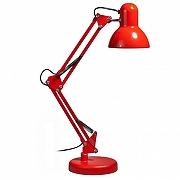 Настольная лампа офисная Uniel TLI-221 UL-00002121 цвет плафона/подвески Красный, цвет арматуры Красный-1