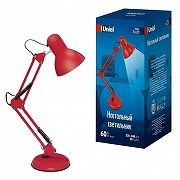 Настольная лампа офисная Uniel TLI-221 UL-00002121 цвет плафона/подвески Красный, цвет арматуры Красный-2