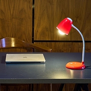Настольная лампа офисная Uniel TLI-228 UL-00003651 цвет плафона/подвески Красный, цвет арматуры Белый, Красный-7