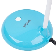 Настольная лампа офисная Uniel TLI-228 UL-00003652 цвет плафона/подвески Синий, цвет арматуры Белый, Синий-2