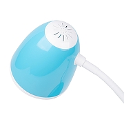 Настольная лампа офисная Uniel TLI-228 UL-00003652 цвет плафона/подвески Синий, цвет арматуры Белый, Синий-3