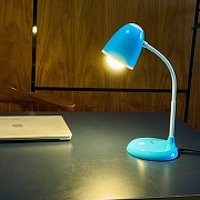 Настольная лампа офисная Uniel TLI-228 UL-00003652 цвет плафона/подвески Синий, цвет арматуры Белый, Синий-6