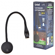 Бра Uniel ULT-F22 UL-00004240 цвет плафона/подвески Черный, цвет арматуры Черный