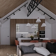 Светильник на штанге Volpe ULB-Q275 UL-00005932 цвет плафона/подвески Черный, цвет арматуры Черный-5