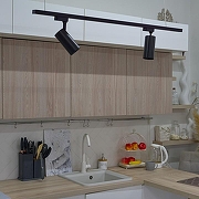 Светильник на штанге Volpe ULB-Q276 UL-00005936 цвет плафона/подвески Черный, цвет арматуры Черный-6