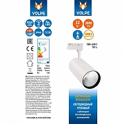 Светильник на штанге Volpe ULB-Q276 UL-00005942 цвет плафона/подвески Белый, цвет арматуры Белый-4