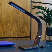 Настольная лампа офисная Uniel Tld 565 UL-00006473 цвет плафона/подвески Коричневый, цвет арматуры Коричневый-4