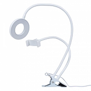 Настольная лампа кольцевая Uniel Backstage UL-00006867 цвет плафона/подвески Белый, цвет арматуры Белый-2