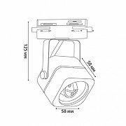 Светильник на штанге Volpe UBL-Q320 UL-00007422 цвет плафона/подвески Черный, цвет арматуры Черный-5