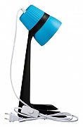 Настольная лампа офисная Uniel ULO-K22 UL-00009544 цвет плафона/подвески Голубой, цвет арматуры Черный-2