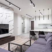 Светильник на штанге Volpe UBL-Q323 UL-00009603 цвет плафона/подвески Черный, цвет арматуры Черный-9