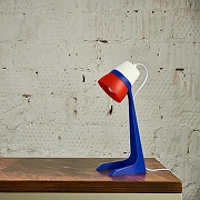 Настольная лампа офисная Uniel ULO-K22 UL-00010040 цвет плафона/подвески Белый, Красный, Синий, цвет арматуры Синий-10