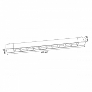 Встраиваемый светильник Volpe ULB-Q282 UL-00010124 цвет плафона/подвески Черный, цвет арматуры Черный-7