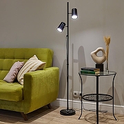 Торшер Uniel ULM-T600 UL-00010174 цвет плафона/подвески Черный, цвет арматуры Черный-9