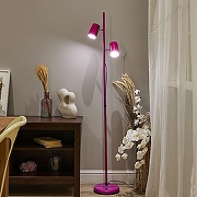 Торшер Uniel ULM-T600 UL-00010176 цвет плафона/подвески Красный, цвет арматуры Красный-8