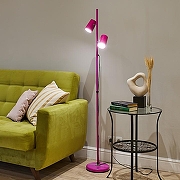 Торшер Uniel ULM-T600 UL-00010176 цвет плафона/подвески Красный, цвет арматуры Красный-9