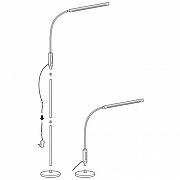 Торшер Uniel ULM-T619 UL-00010178 цвет плафона/подвески Черный, цвет арматуры Черный-10