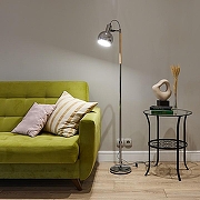 Торшер Uniel UML-T702 UL-00010183 цвет плафона/подвески Серебро, цвет арматуры Серебро-8