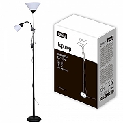 Торшер с подсветкой Uniel UML-T520 UL-00010194 цвет плафона/подвески Белый, цвет арматуры Черный-1