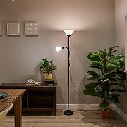 Торшер с подсветкой Uniel UML-T520 UL-00010194 цвет плафона/подвески Белый, цвет арматуры Черный-6