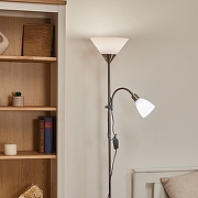 Торшер с подсветкой Uniel UML-T520 UL-00010195 цвет плафона/подвески Белый, цвет арматуры Серебро-6