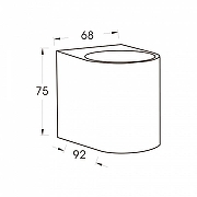 Накладной светильник Uniel UUL UL-00010555 цвет плафона/подвески Коричневый, цвет арматуры Коричневый-6