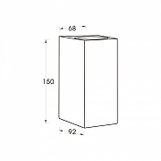 Накладной светильник Uniel UUL UL-00010558 цвет плафона/подвески Коричневый, цвет арматуры Коричневый-8