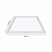 Светильник для потолка Армстронг Volpe ULP-Q115 UL-00011072 цвет плафона/подвески Белый, Прозрачный, цвет арматуры Белый-7