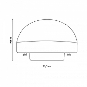 Светильник на штанге Uniel GX 53 со сферическим рассеивателем UL-00011790 цвет плафона/подвески Белый, цвет арматуры Белый-6
