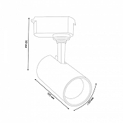 Светильник на штанге Volpe ULB-Q230 UL-00011819 цвет плафона/подвески Черный, цвет арматуры Черный-12
