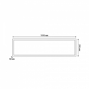 Светильник для потолка Армстронг Uniel PREMIUM ОПАЛ UL-00012378 цвет плафона/подвески Белый, цвет арматуры Белый-1
