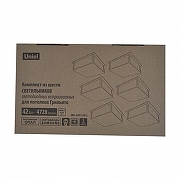 Светильник для потолка Грильято Uniel GRILYATO MINI UL-00012447 цвет плафона/подвески Прозрачный, цвет арматуры Черный-6