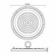 Подвесной светильник Uniel ULY-U37D UL-00012785 цвет плафона/подвески Белый, Прозрачный, Серый, цвет арматуры Серый-2