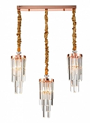 Подвесной светильник Moderli Stiland V10040-3P цвет плафона/подвески Прозрачный, цвет арматуры Золото-1