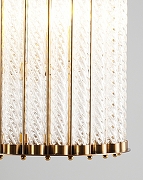 Подвесной светильник Moderli Crumbly V10262-3P цвет плафона/подвески Прозрачный, цвет арматуры Латунь-5