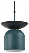 Подвесной светильник Moderli Lecce V10442-1P цвет плафона/подвески Зеленый, Черный, цвет арматуры Черный