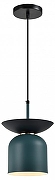 Подвесной светильник Moderli Lecce V10442-1P цвет плафона/подвески Зеленый, Черный, цвет арматуры Черный-1