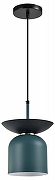 Подвесной светильник Moderli Lecce V10442-1P цвет плафона/подвески Зеленый, Черный, цвет арматуры Черный-2