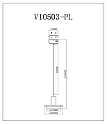 Подвесной светильник Moderli Solumn V10503-PL цвет плафона/подвески Золото, Черный, цвет арматуры Золото-2
