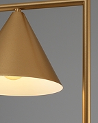 Торшер Moderli Omaha V10515-1F цвет плафона/подвески Золото, цвет арматуры Золото-2