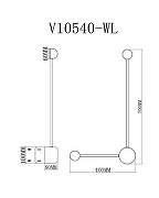 Накладной светильник Moderli Provo V10540-WL цвет плафона/подвески Белый, цвет арматуры Белый-1