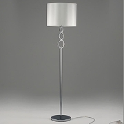 Торшер Moderli Macadamia V10554-1F цвет плафона/подвески Белый, цвет арматуры Хром