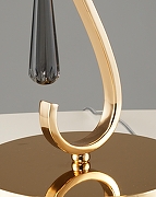 Настольная лампа Moderli Caramel V10556-1T цвет плафона/подвески Белый, цвет арматуры Золото-2