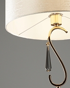 Торшер Moderli Caramel V10557-1F цвет плафона/подвески Белый, цвет арматуры Золото-2