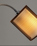 Торшер с подсветкой Moderli Room V10625-2F цвет плафона/подвески Коричневый, цвет арматуры Хром-5