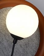 Бра Moderli Cosmi V10693-WL цвет плафона/подвески Белый, цвет арматуры Красный, Серый-4